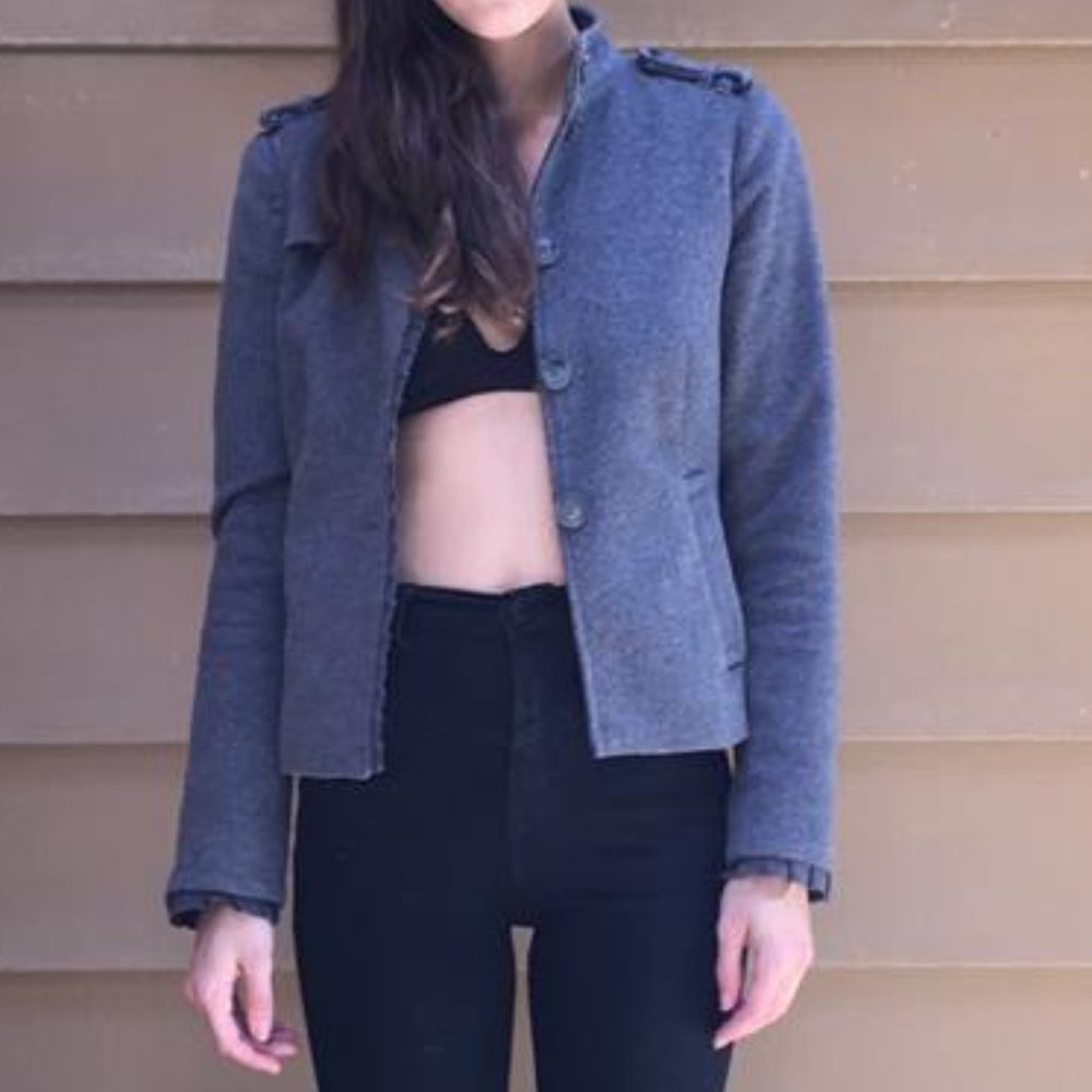 Gap Grey Wool Jacket